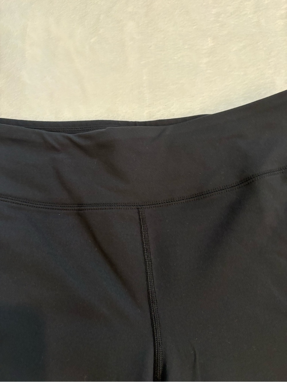Lands' End Black High-Rise Bike Shorts - Picture 3 of 8